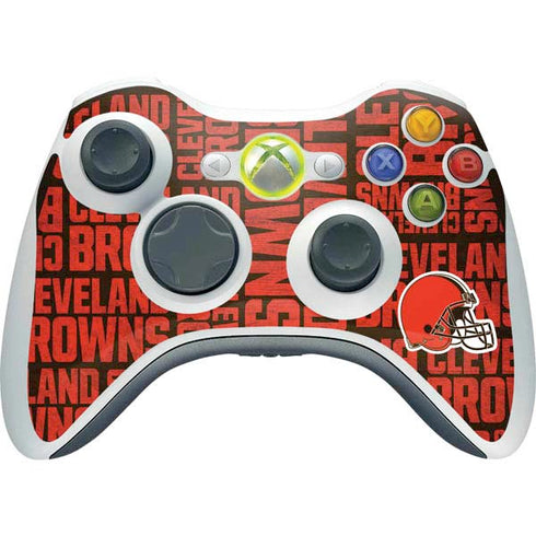 NFL Cleveland Browns - Blast Xbox 360 Wireless Controller Skin