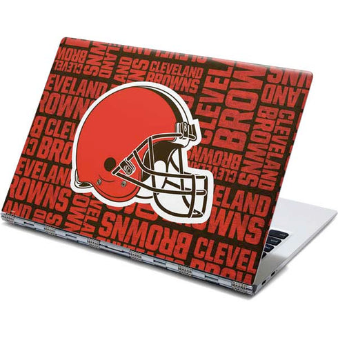 NFL Cleveland Browns - Blast Yoga 910 2-in-1 14in Touch-Screen Skin