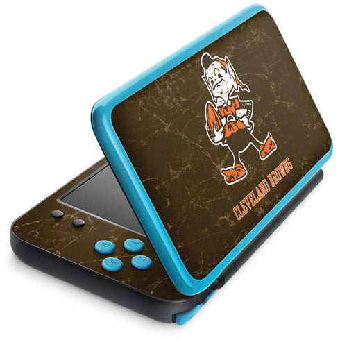 NFL Cleveland Browns Alternate Distressed Nintendo 2DS XL (2017) Skin