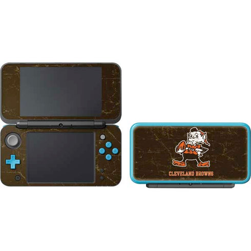 NFL Cleveland Browns Alternate Distressed Nintendo 2DS XL (2017) Skin