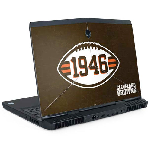 NFL Cleveland Browns Alternate Distressed Dell Alienware Skin