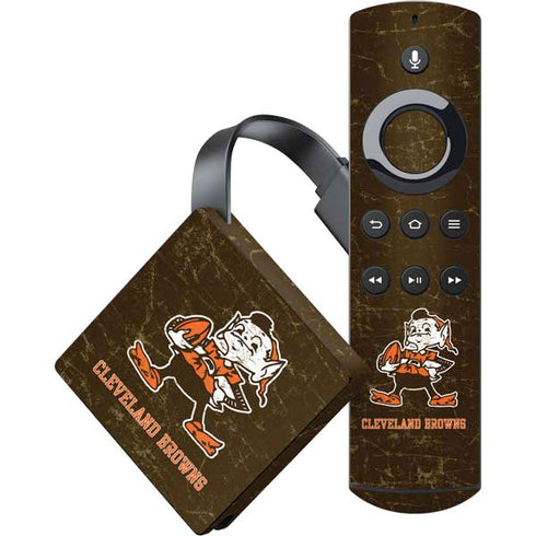 NFL Cleveland Browns Alternate Distressed Amazon Fire TV Skin