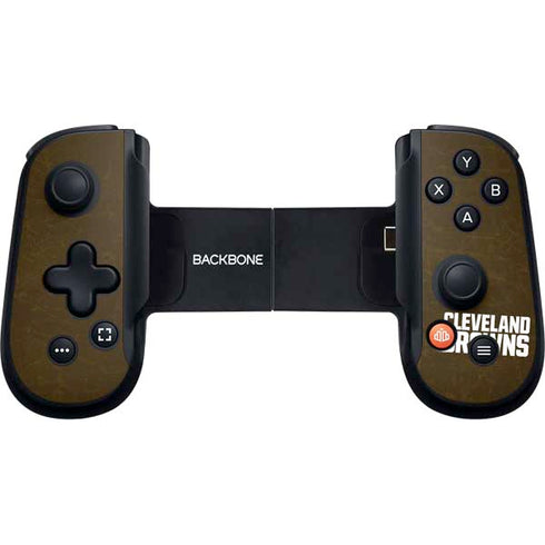 NFL Cleveland Browns Alternate Distressed Backbone One for iPhone Game Controller Skin