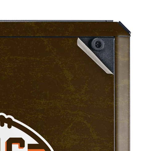 NFL Cleveland Browns Alternate Distressed Cooler Master MasterBox Q300L Mini Tower Skin