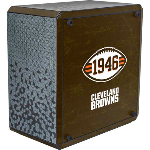 NFL Cleveland Browns Alternate Distressed Cooler Master MasterBox Q300L Mini Tower Skin