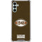 NFL Cleveland Browns Alternate Distressed Galaxy A13 5G Clear Case
