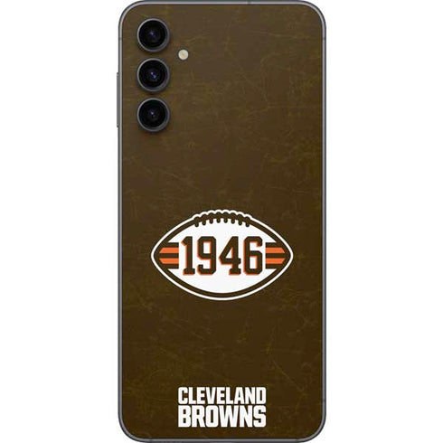 NFL Cleveland Browns Alternate Distressed Galaxy A14 5G Skin