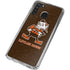 NFL Cleveland Browns Alternate Distressed Galaxy A21 Clear Case