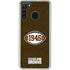 NFL Cleveland Browns Alternate Distressed Galaxy A21 Clear Case