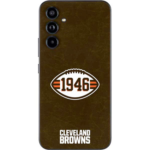 NFL Cleveland Browns Alternate Distressed Galaxy A54 5G Skin