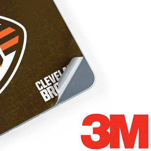 NFL Cleveland Browns Alternate Distressed Galaxy Book 12in Skin