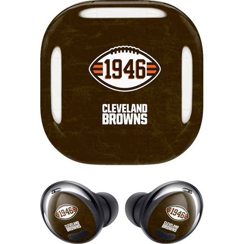 NFL Cleveland Browns Alternate Distressed Galaxy Buds Pro Skin