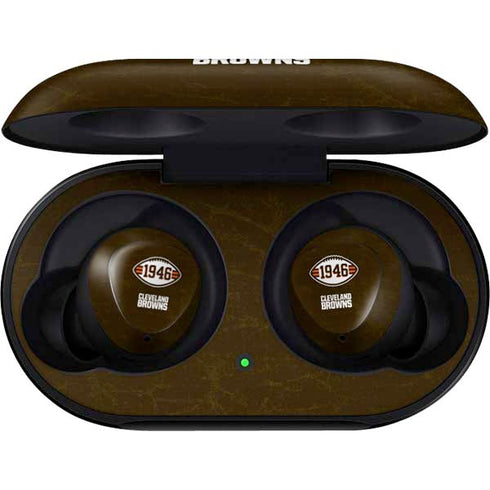 NFL Cleveland Browns Alternate Distressed Galaxy Buds Skin