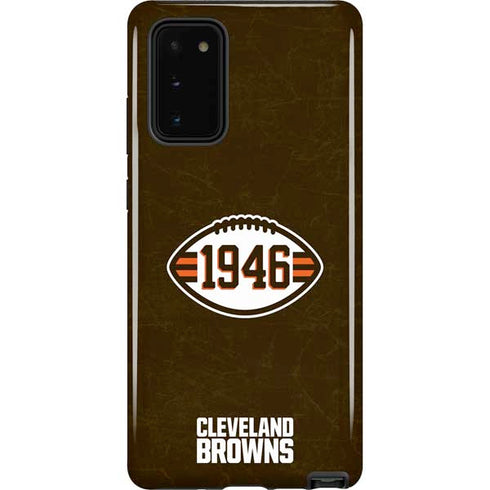 NFL Cleveland Browns Alternate Distressed Galaxy Note20 5G Pro Case