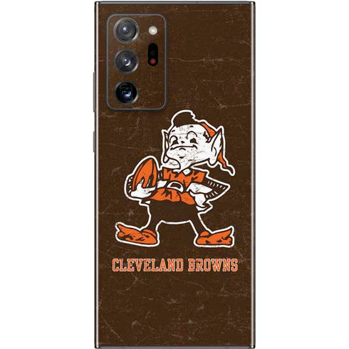 NFL Cleveland Browns Alternate Distressed Galaxy Note20 Ultra 5G Skin