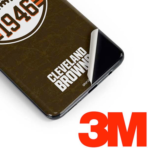 NFL Cleveland Browns Alternate Distressed Galaxy S10e Skin