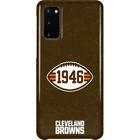 NFL Cleveland Browns Alternate Distressed Galaxy S20 Lite Case