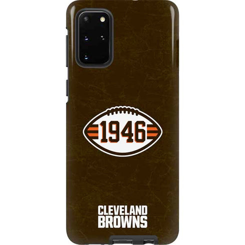 NFL Cleveland Browns Alternate Distressed Galaxy S20 Plus Pro Case