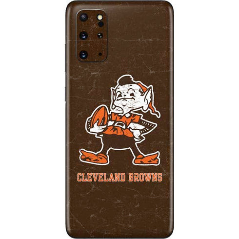 NFL Cleveland Browns Alternate Distressed Galaxy S20 Plus Skin