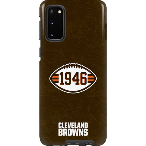NFL Cleveland Browns Alternate Distressed Galaxy S20 Pro Case