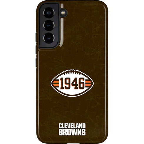 NFL Cleveland Browns Alternate Distressed Galaxy S22 Plus Pro Case