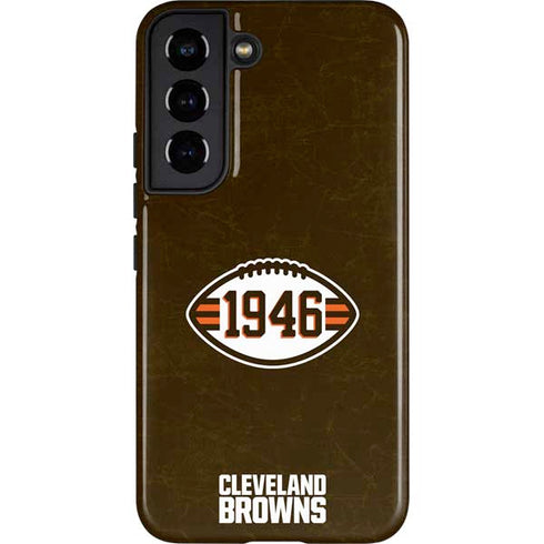 NFL Cleveland Browns Alternate Distressed Galaxy S22 Pro Case