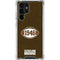 NFL Cleveland Browns Alternate Distressed Galaxy S22 Ultra Clear Case