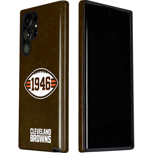 NFL Cleveland Browns Alternate Distressed Galaxy S22 Ultra Pro Case