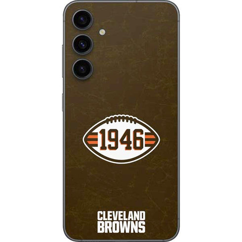 NFL Cleveland Browns Alternate Distressed Galaxy S23 FE Skin