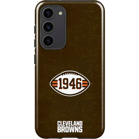 NFL Cleveland Browns Alternate Distressed Galaxy S23 Plus Pro Case