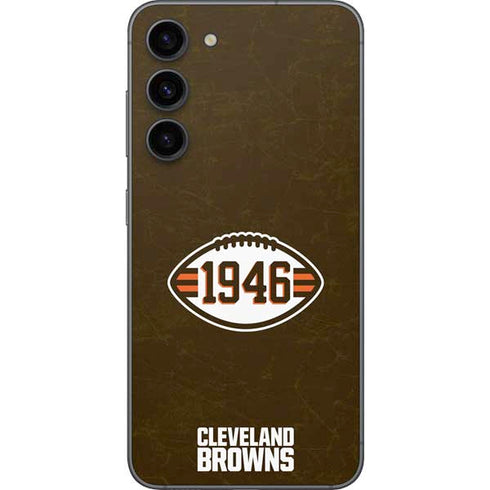 NFL Cleveland Browns Alternate Distressed Galaxy S23 Plus Skin