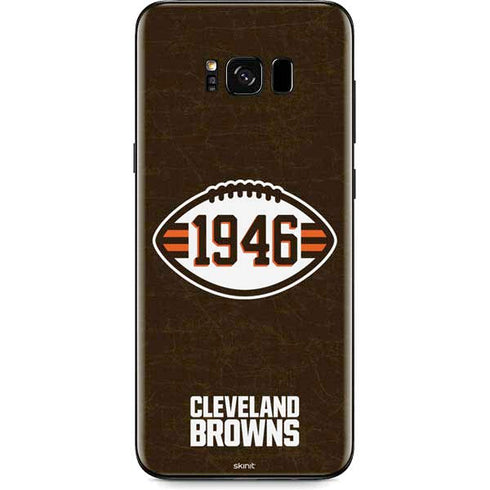 NFL Cleveland Browns Alternate Distressed Galaxy S8 Plus Skin