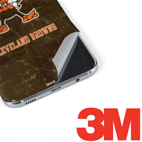 NFL Cleveland Browns Alternate Distressed Galaxy S8 Skin