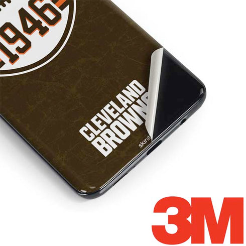 NFL Cleveland Browns Alternate Distressed Galaxy S9 Plus Skin