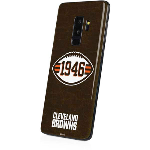 NFL Cleveland Browns Alternate Distressed Galaxy S9 Plus Skin