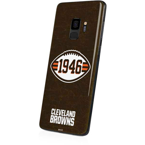 NFL Cleveland Browns Alternate Distressed Galaxy S9 Skin