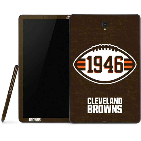 NFL Cleveland Browns Alternate Distressed Samsung Galaxy Tab Skin