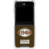 NFL Cleveland Browns Alternate Distressed Galaxy Z Flip5 5G Clear Case