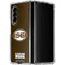 NFL Cleveland Browns Alternate Distressed Galaxy Z Fold4 5G Clear Case