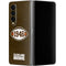 NFL Cleveland Browns Alternate Distressed Galaxy Z Fold4 5G Skin