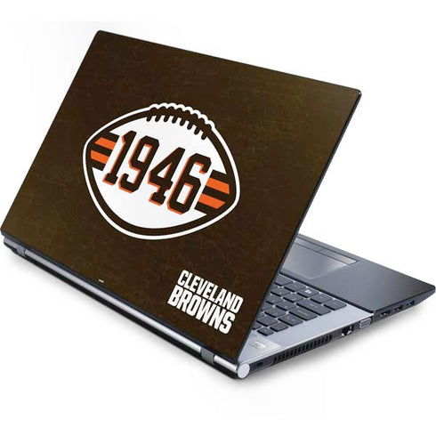 NFL Cleveland Browns Alternate Distressed Generic Laptop Skin