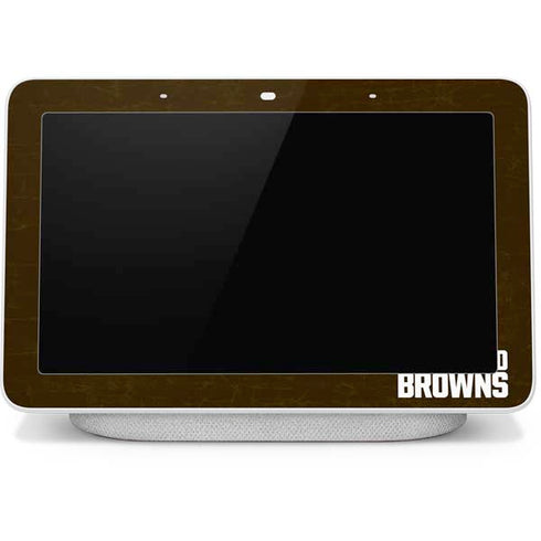 NFL Cleveland Browns Alternate Distressed Google Home Hub Skin