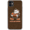 NFL Cleveland Browns Alternate Distressed iPhone 11 Clear Case