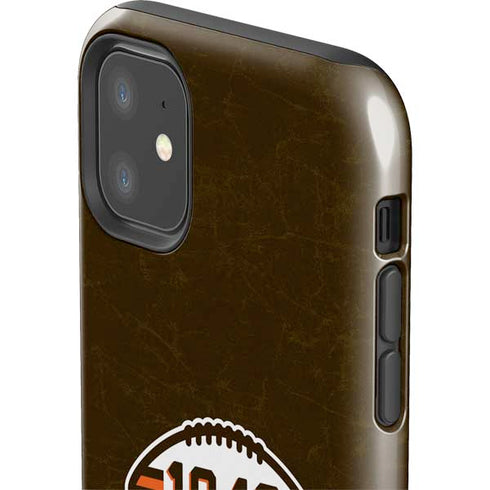 NFL Cleveland Browns Alternate Distressed iPhone 11 Impact Case