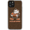 NFL Cleveland Browns Alternate Distressed iPhone 11 Pro Clear Case