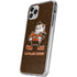 NFL Cleveland Browns Alternate Distressed iPhone 11 Pro Clear Case
