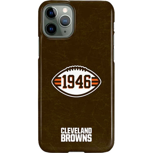 NFL Cleveland Browns Alternate Distressed iPhone 11 Pro Lite Case