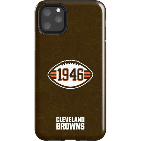 NFL Cleveland Browns Alternate Distressed iPhone 11 Pro Max Impact Case