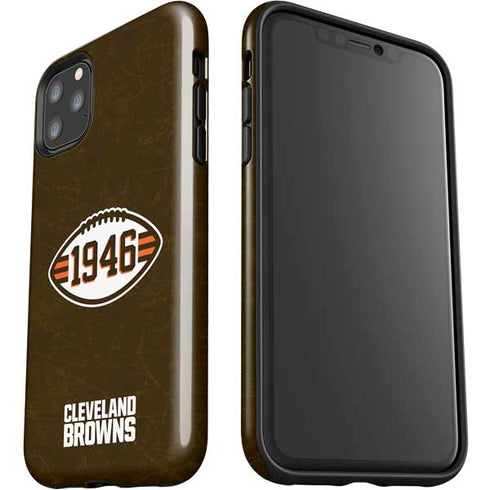 NFL Cleveland Browns Alternate Distressed iPhone 11 Pro Max Impact Case