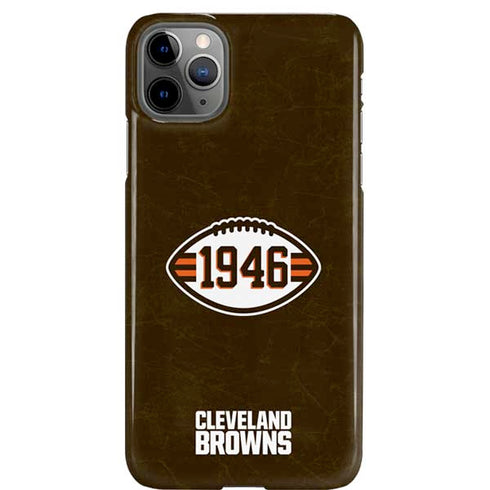NFL Cleveland Browns Alternate Distressed iPhone 11 Pro Max Lite Case